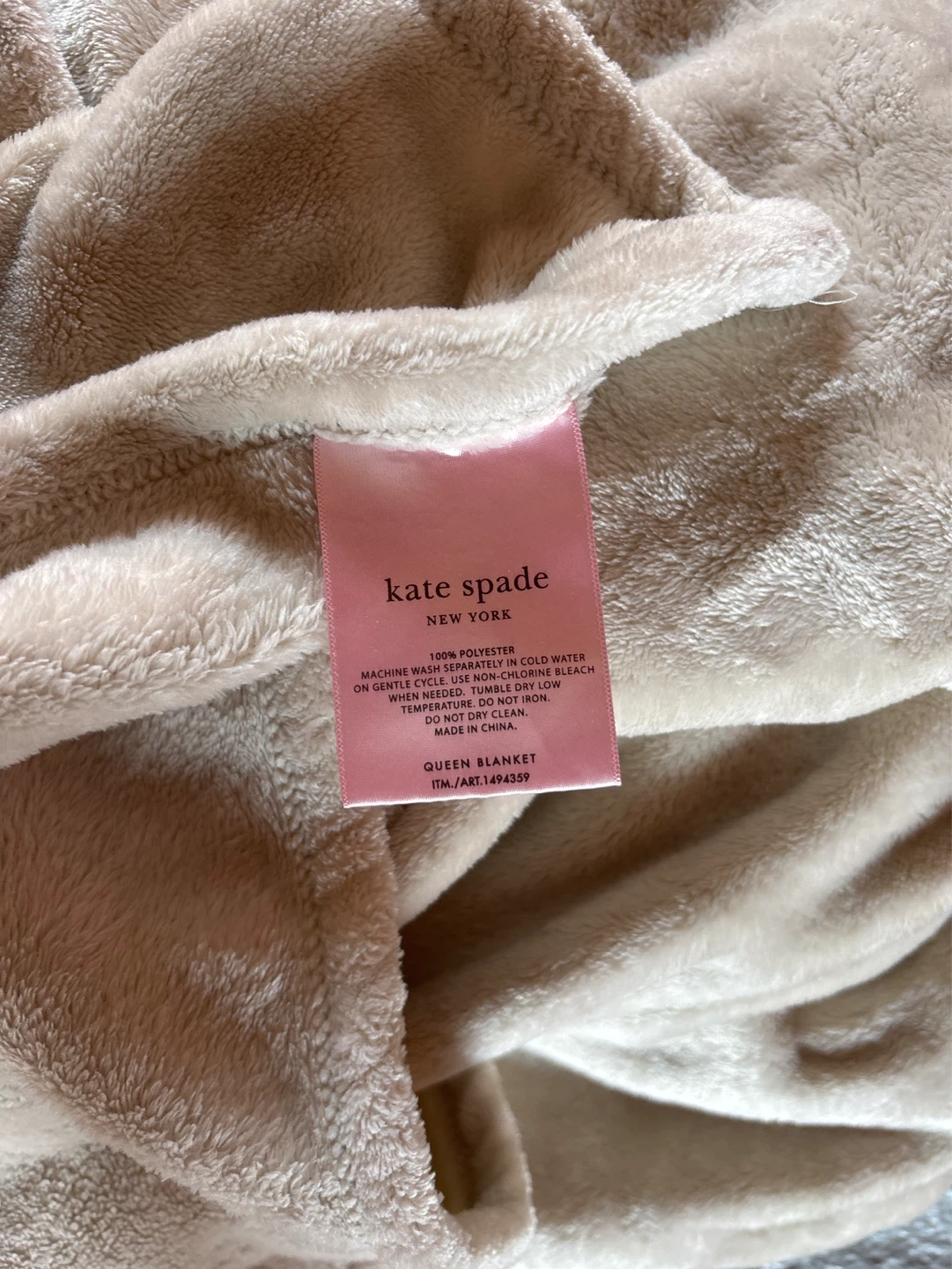 NWOT Kate Spade New York Queen Blanket - photo 2