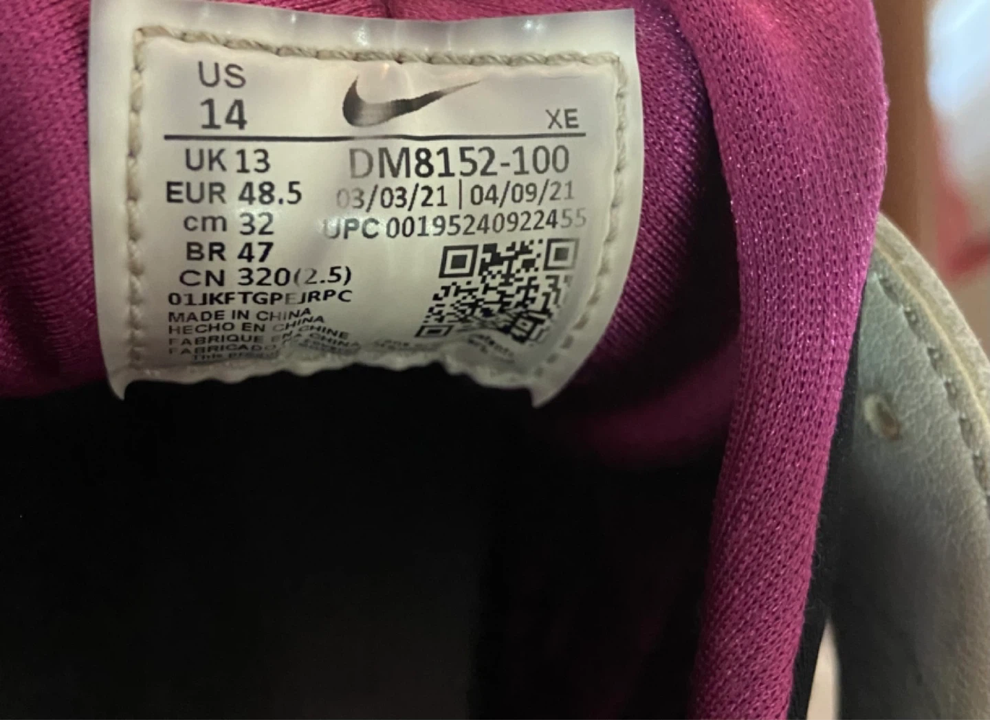 Nike Air Huarache DM8152-100 Sneakers - Size 14 - photo 4