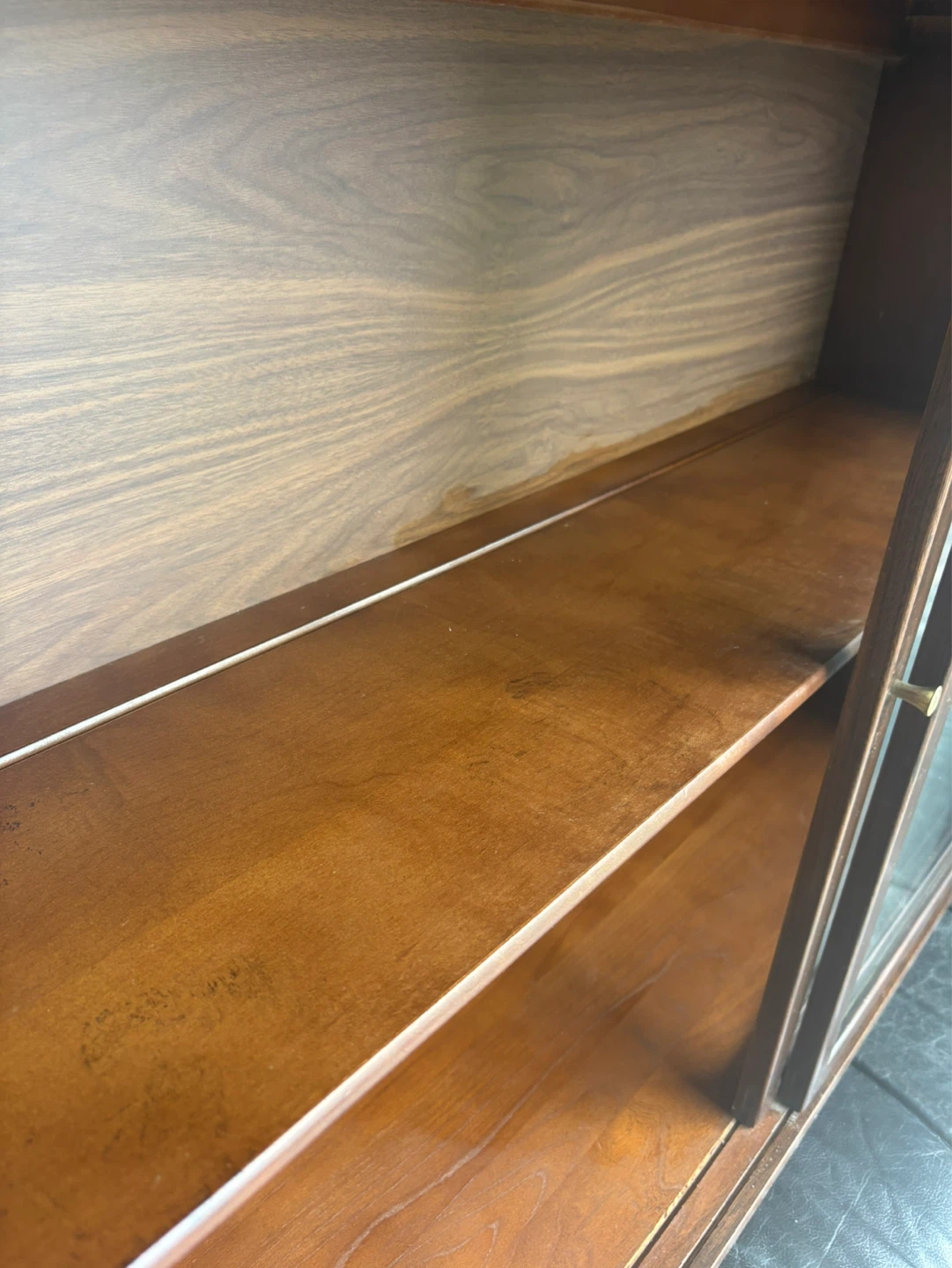 Wooden Display Cabinet with Glass Doors - photo 2