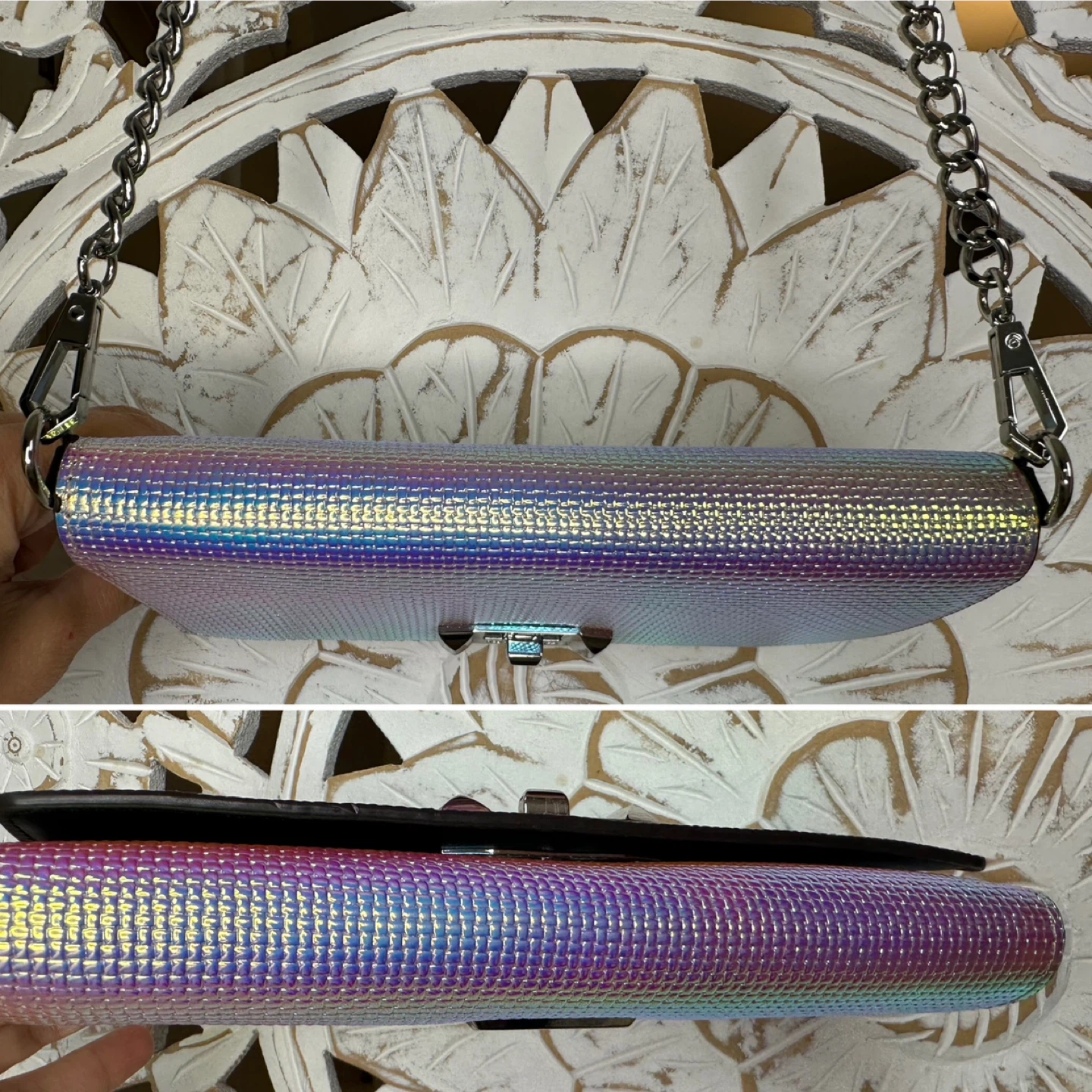 Rebecca Minkoff Love In Charge Iridescent Crossbody Battery Bag - photo 4