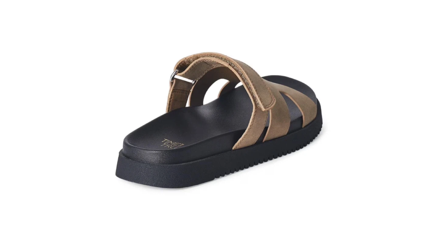 Time and Tru Women's Slide Sandals Tan Size 6 - photo 5