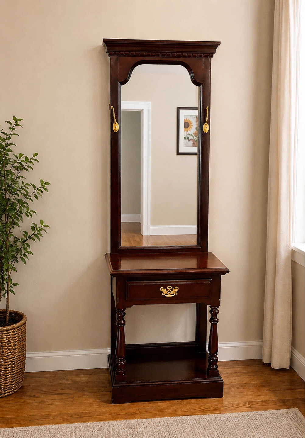 Entryway Table Mirror/ Console Table/ Vanity