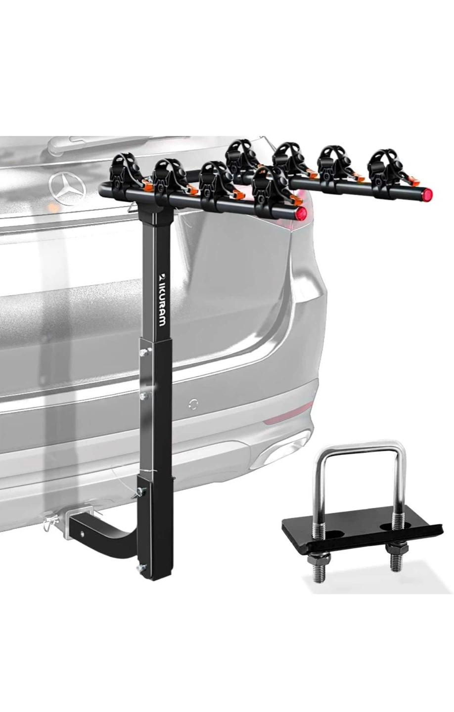 IKURAM 4-Bike Hitch Mount Bike Rack