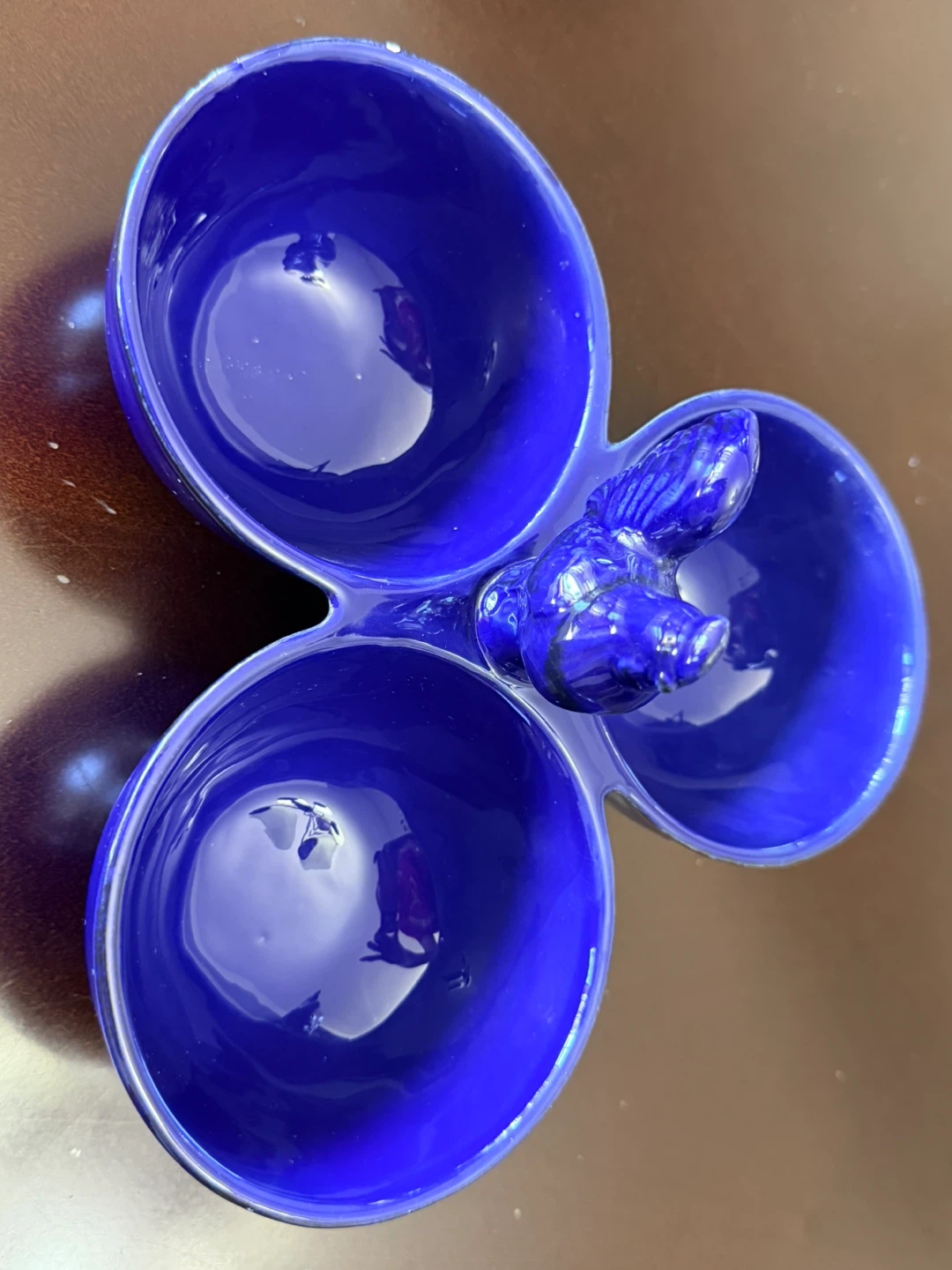 Blue Ceramic Bowl Set with Appetizer Dish - photo 4