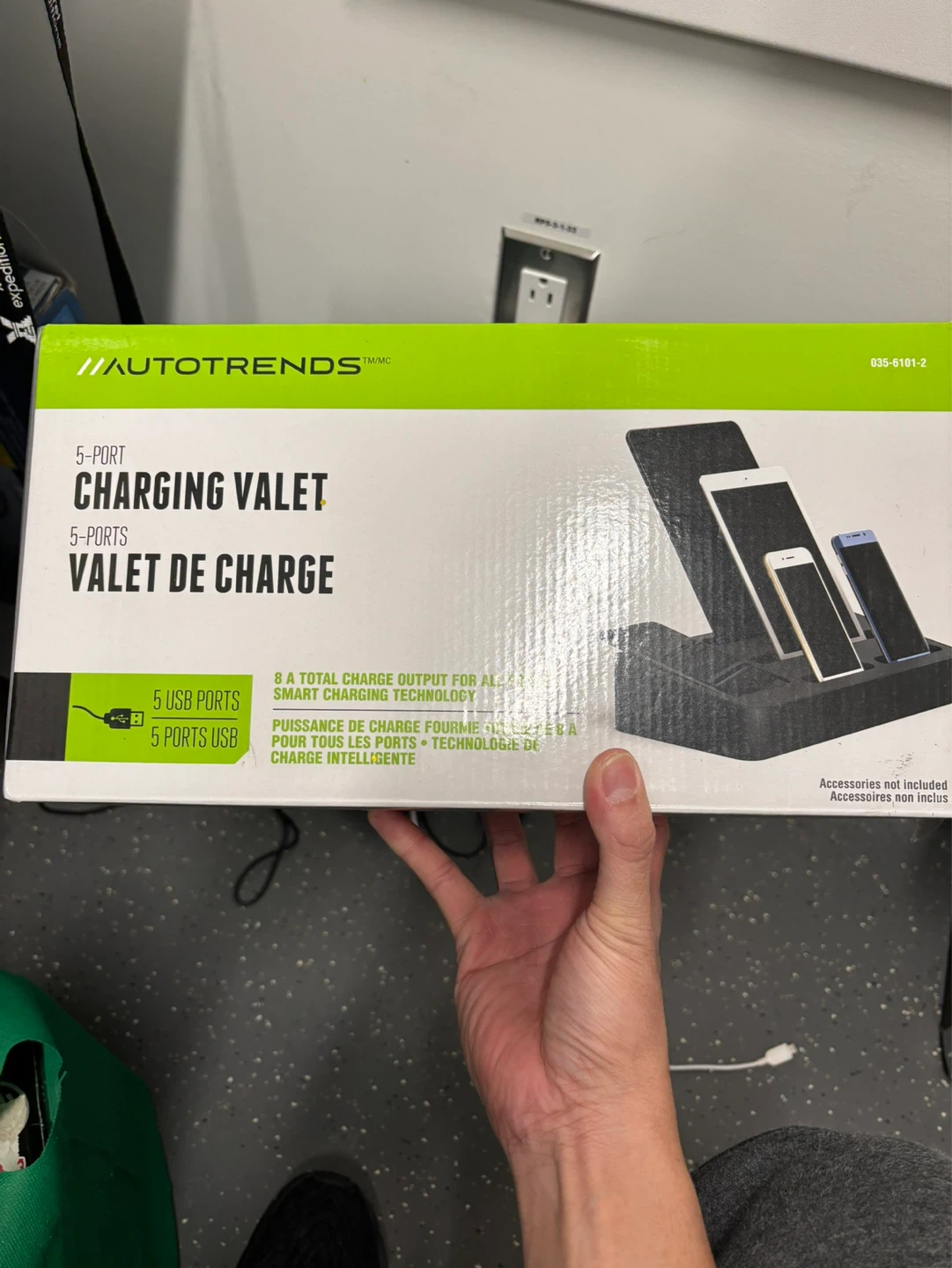 AutoTrends 5-Port Charging Valet
