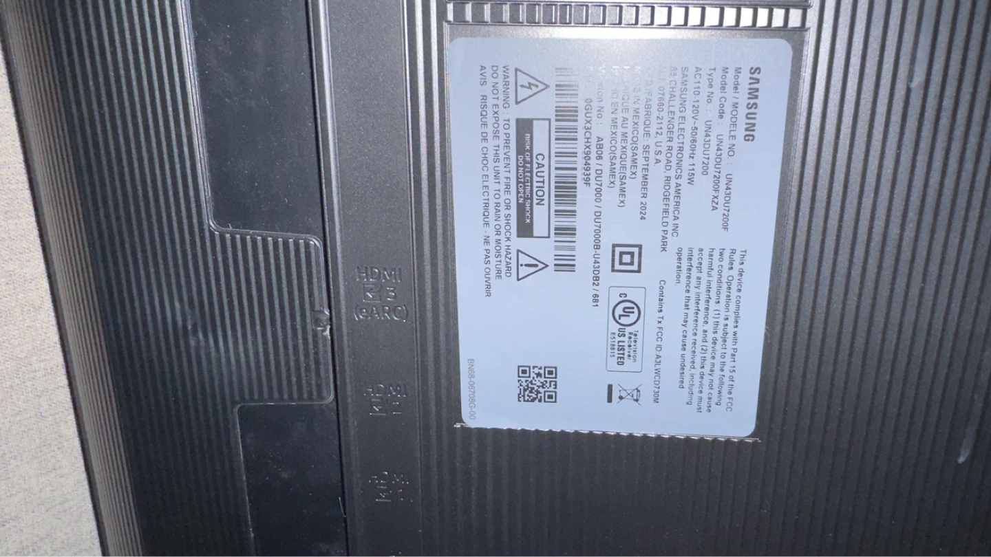 Samsung 42” Crystal UHD 4K Smart TV - photo 3