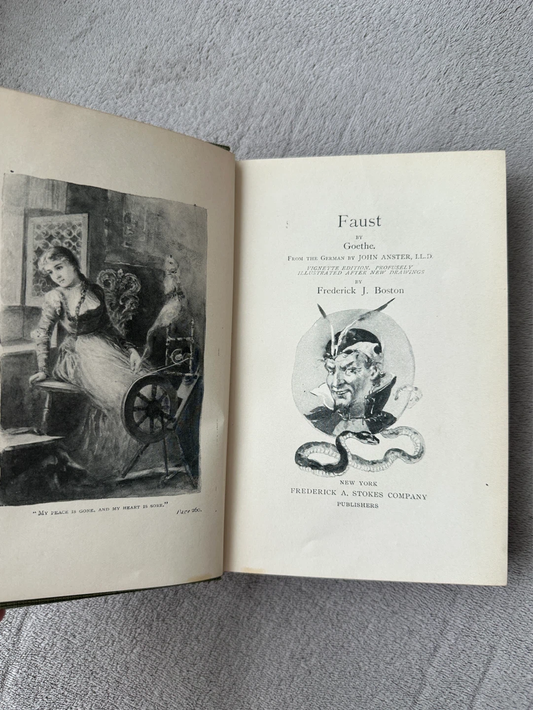 Faust by Goethe 1898 - photo 3
