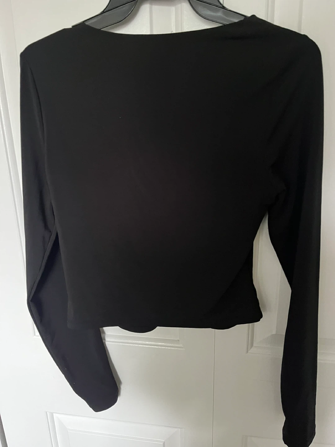 GARAGE Black Long Sleeve Top - Size Medium - photo 2