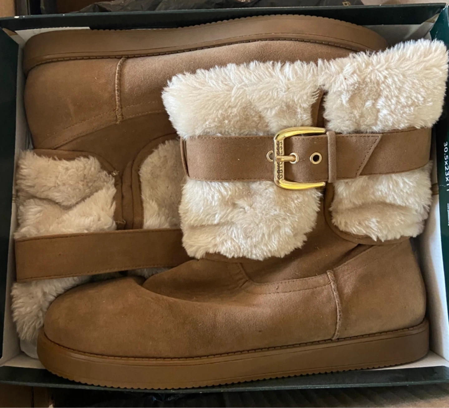 Guess Women's Fur Lined Boots - Size 9