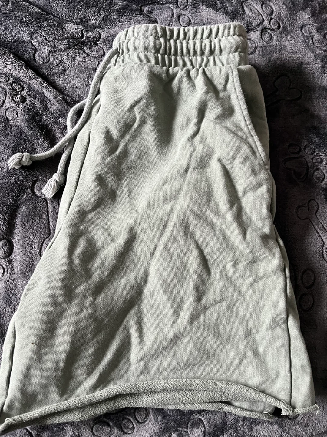 H&M Women's Green Cotton Shorts Size S - photo 2