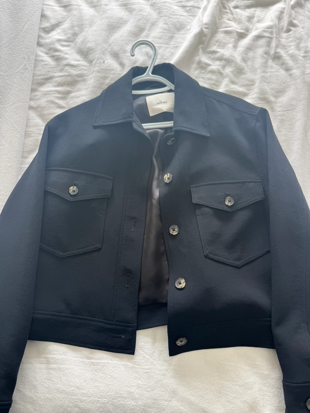 Wilfred Black Cropped Jacket