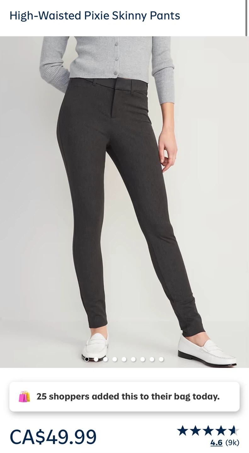 Old Navy SPLIT HEM Pixie Pants