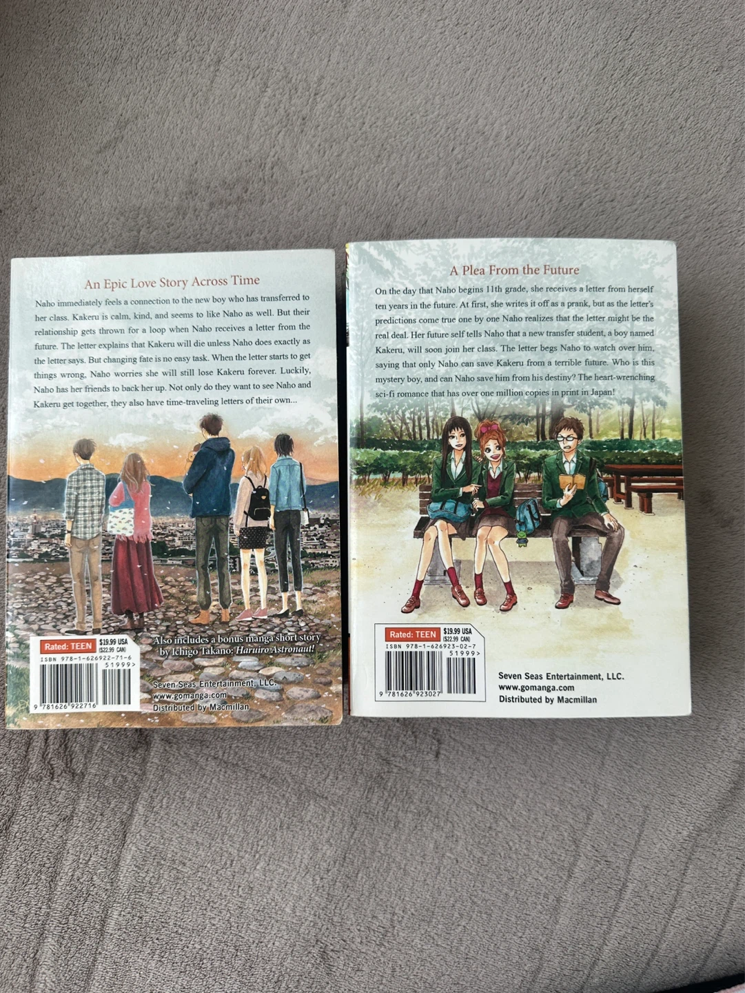 Orange The Complete Collection Vol. 1 & 2 Manga - photo 3