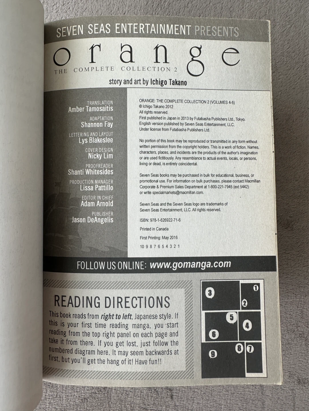 Orange The Complete Collection Vol. 1 & 2 Manga - photo 5