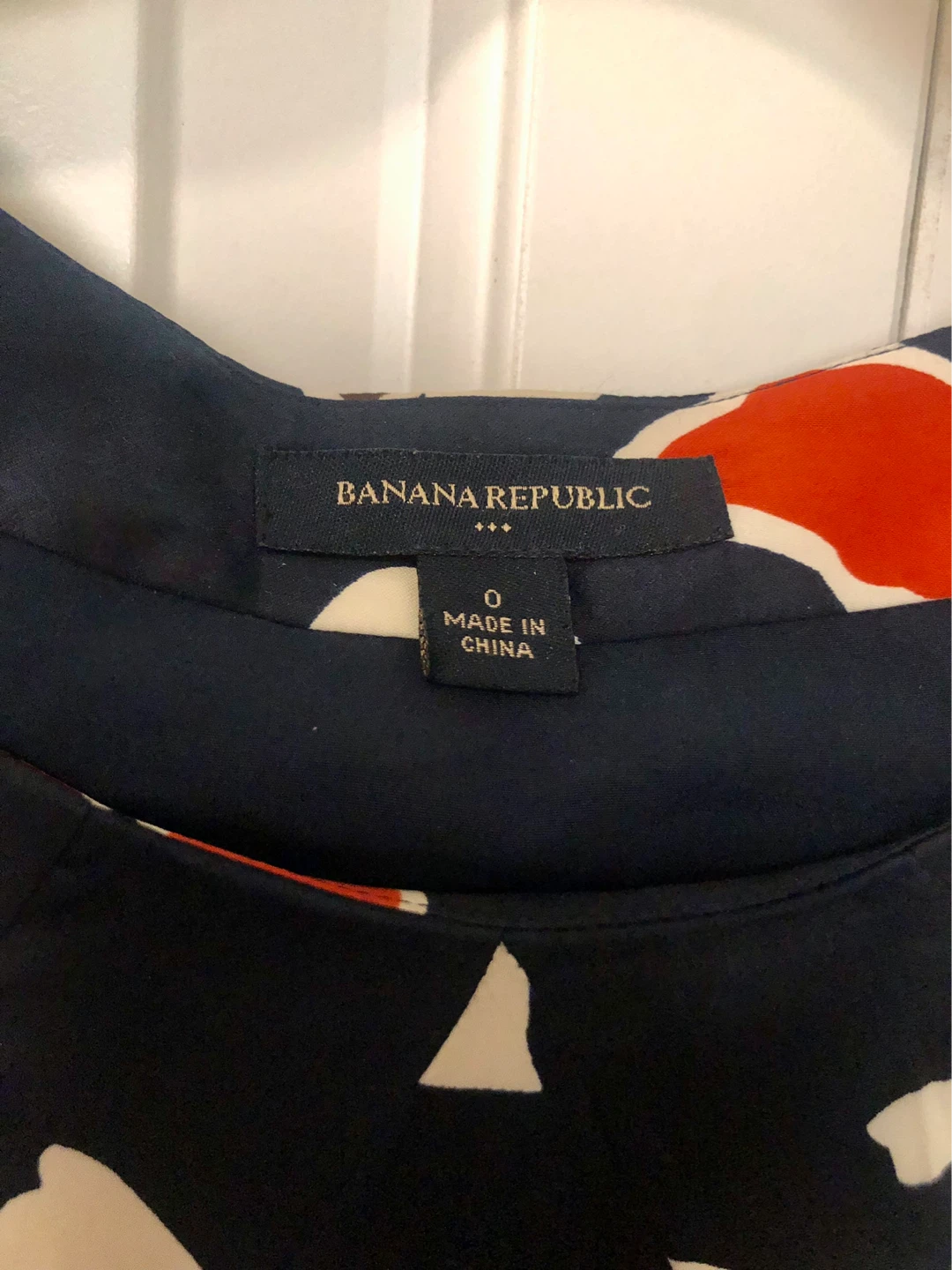 Banana Republic silky blue floral dress - photo 2