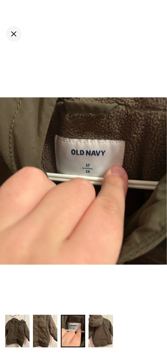Old Navy Green Winter Jacket - Size 3T - photo 3