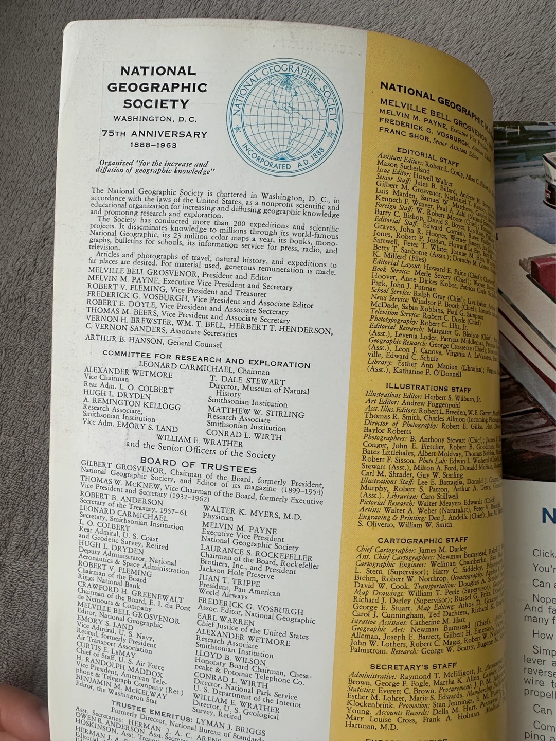 National Geographic Magazine - April 1963 - photo 2