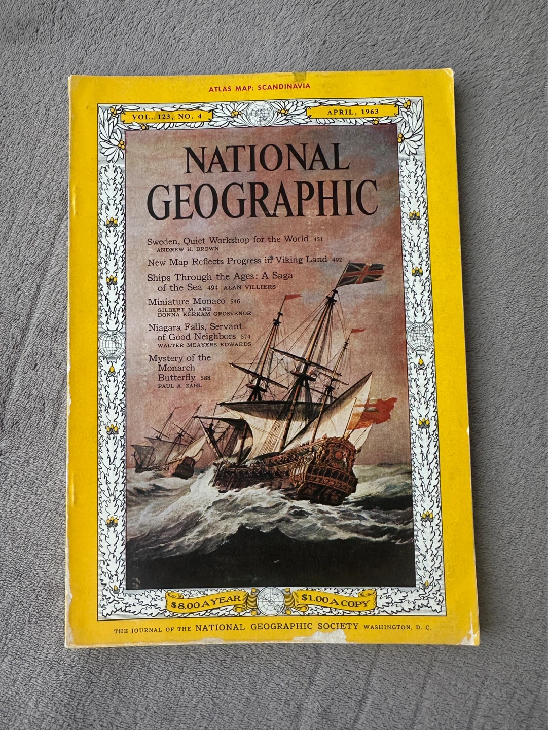 National Geographic Magazine - April 1963