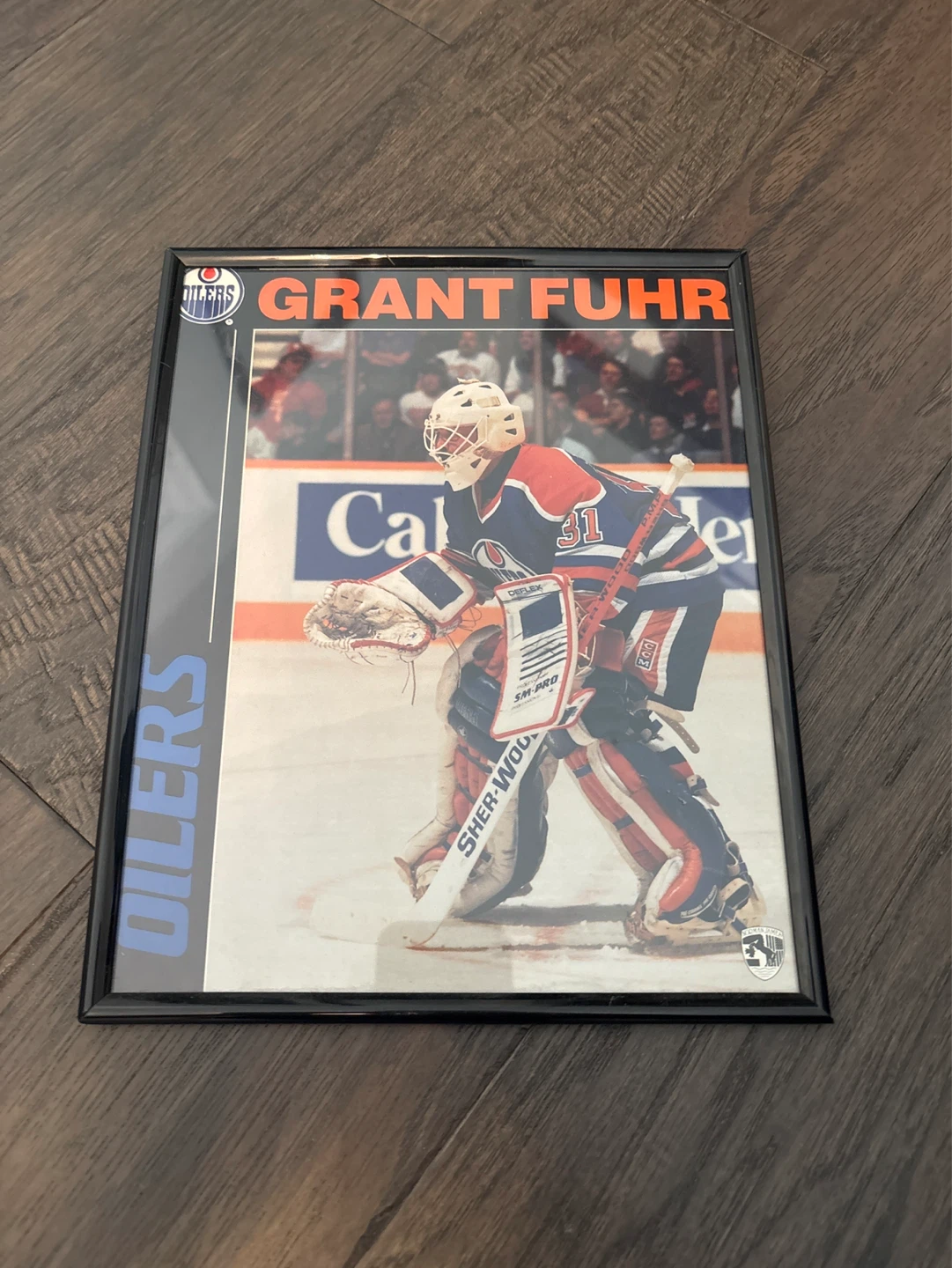 Grant Fuhr Edmonton Oilers Framed Photo