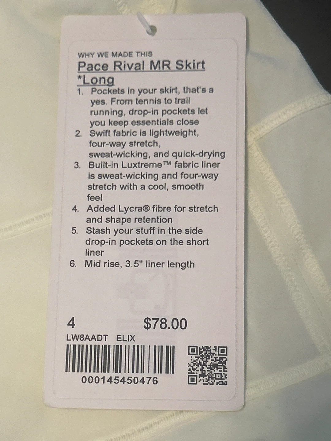 Lululemon Pace Rival MR Skirt Long - photo 2