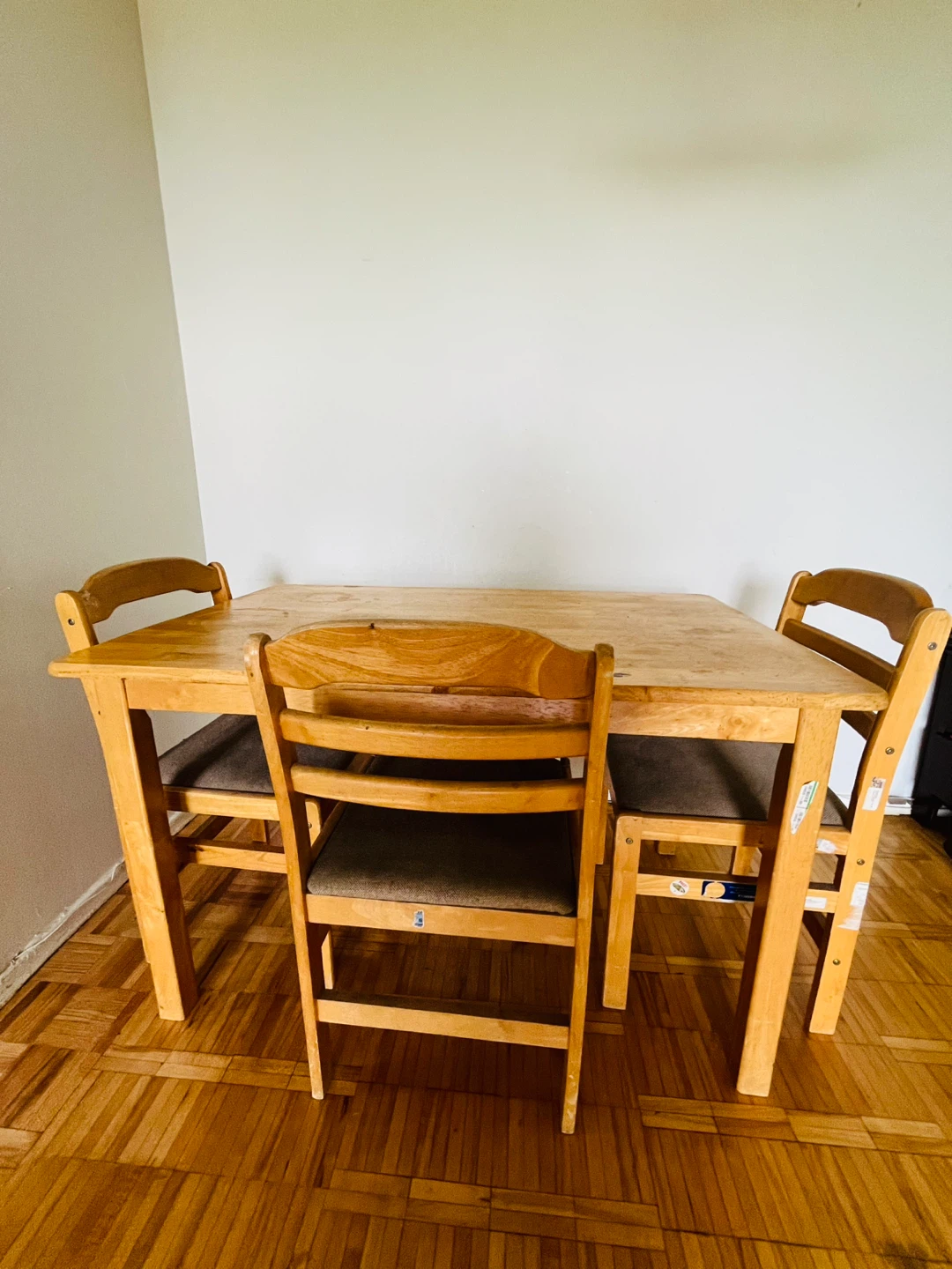 Wooden Dining Table Set with 4 Chairs - photo 2