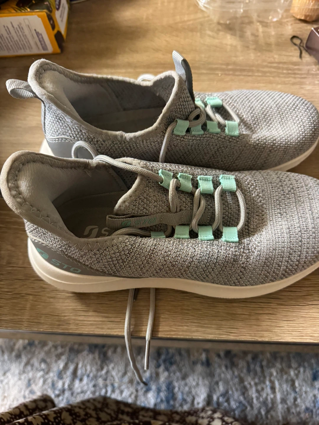 STQ Grey Athletic Shoes size 6 women