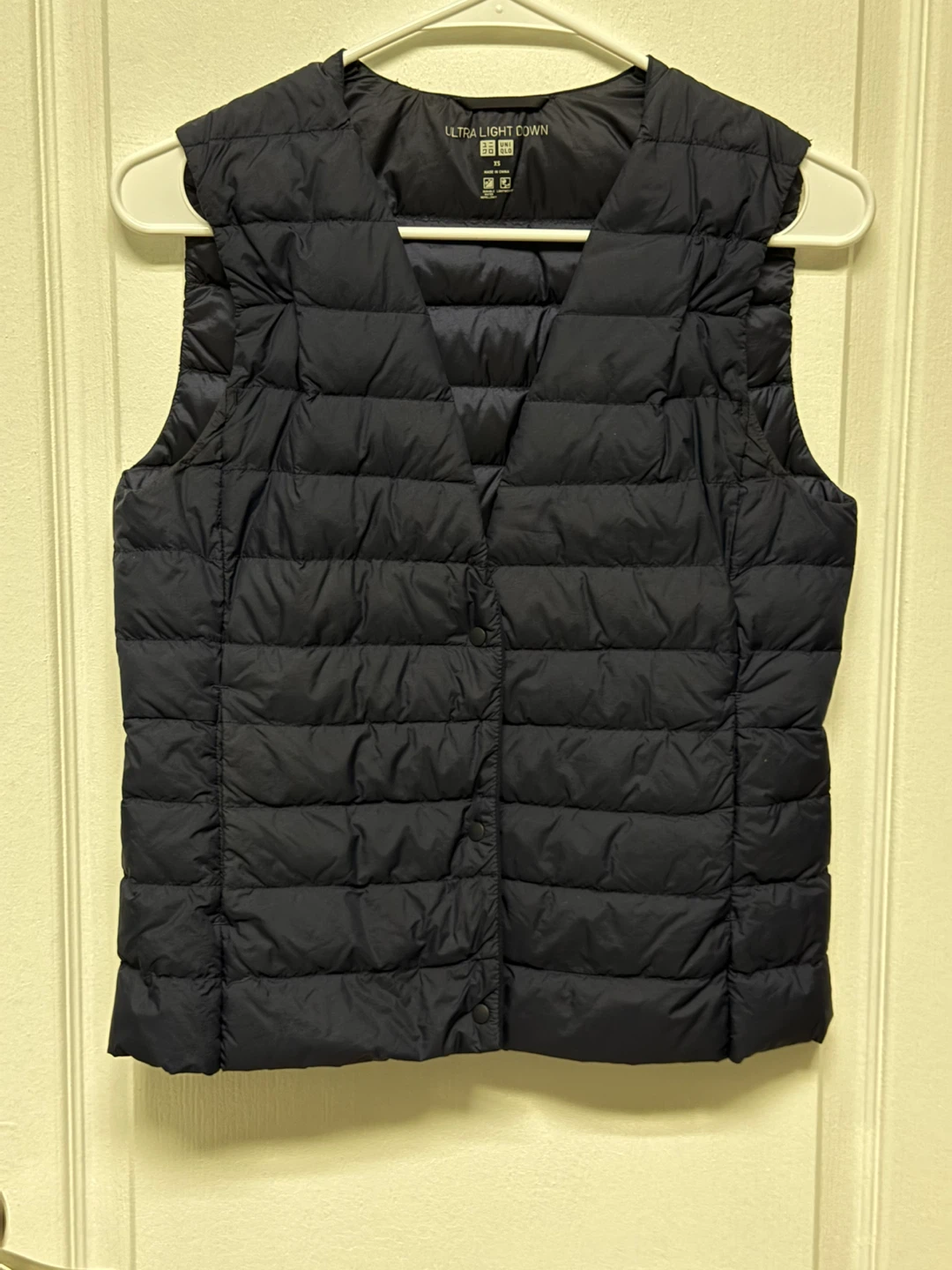 Uniqlo Ultra Light Down Vest XS Navy