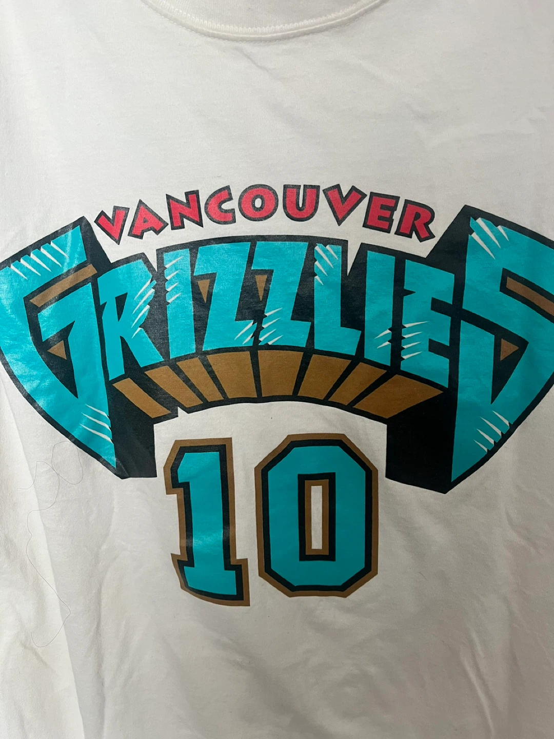 Mitchell & Ness Vancouver Grizzlies Bibby #10 T-Shirt - photo 2