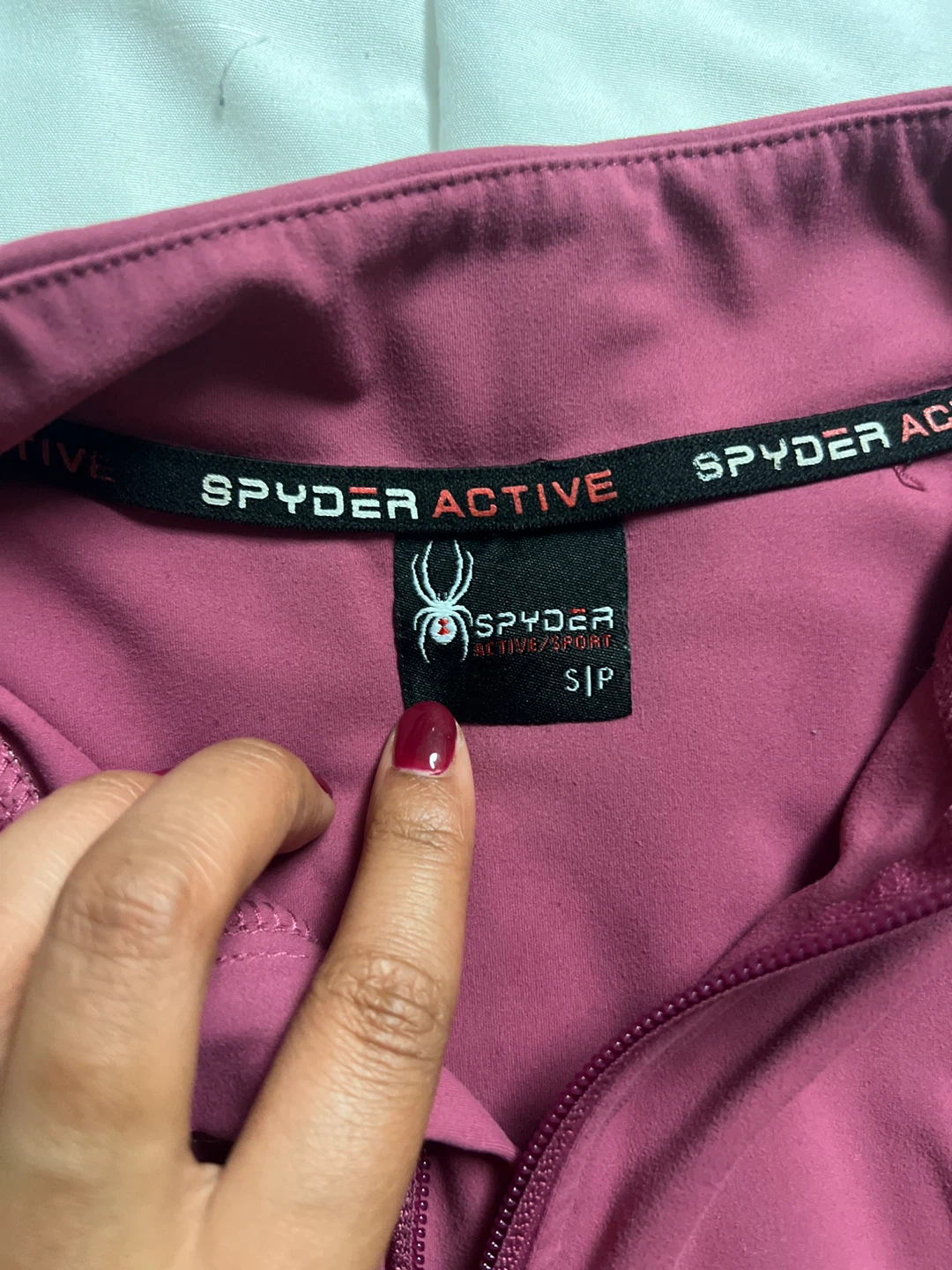 Spyder Active Full Zip Jacket - Size Small - Pink - photo 2