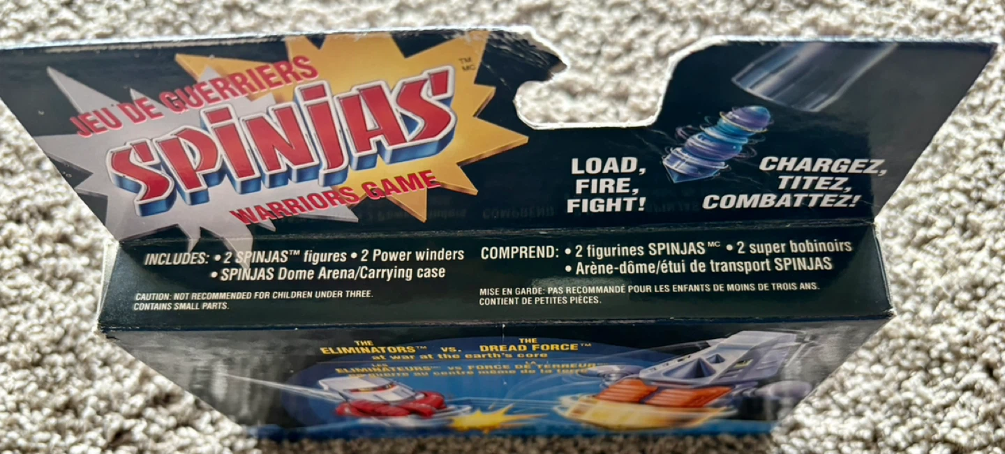 RARE Vintage Spinjas Warriors Game Parker Brothers 1989 - photo 4