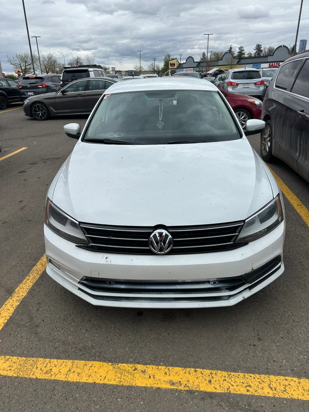 White Volkswagen Jetta TSI
