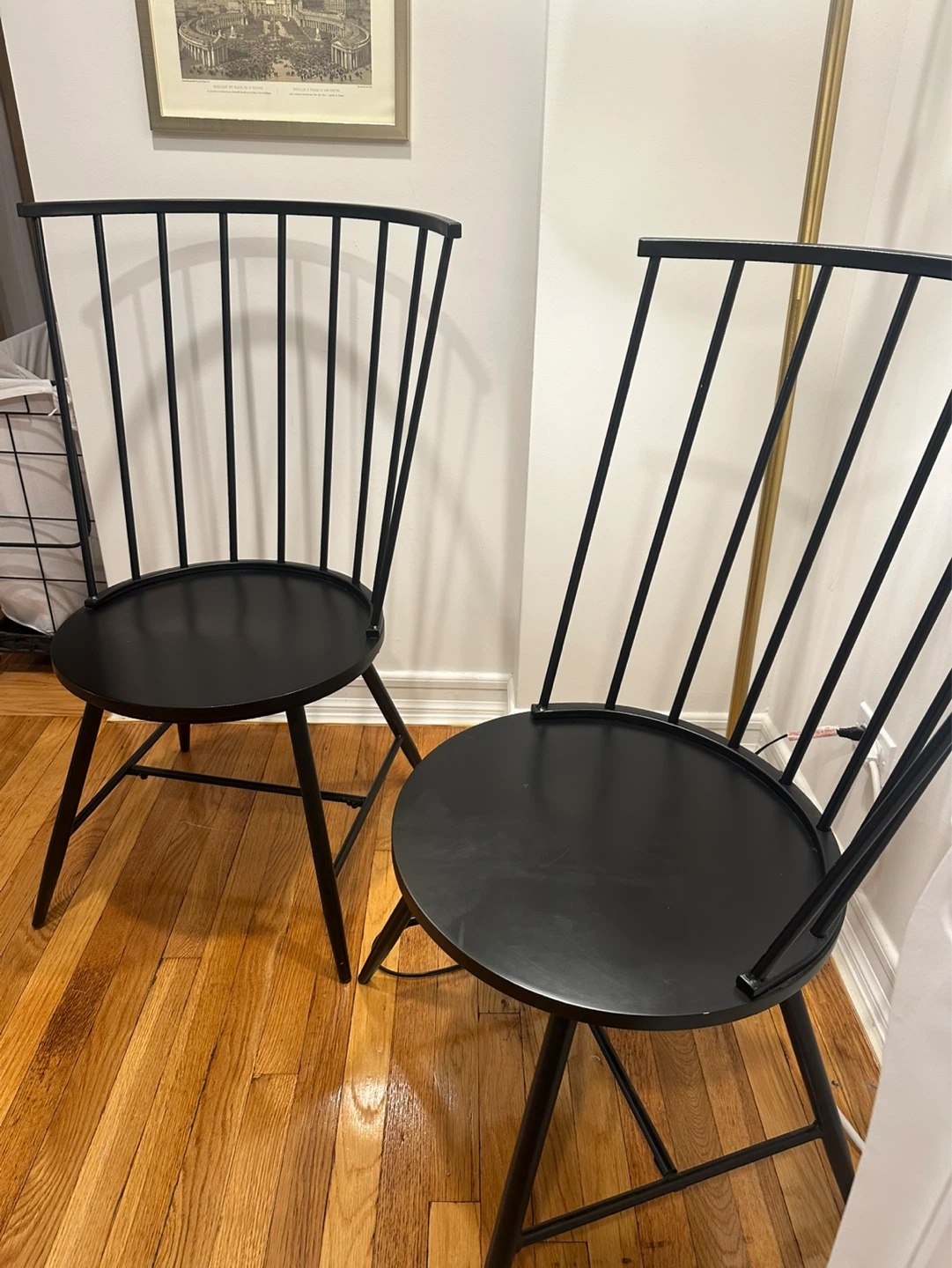 Black Spindle Back Dining Chairs (Set of 2) - photo 3