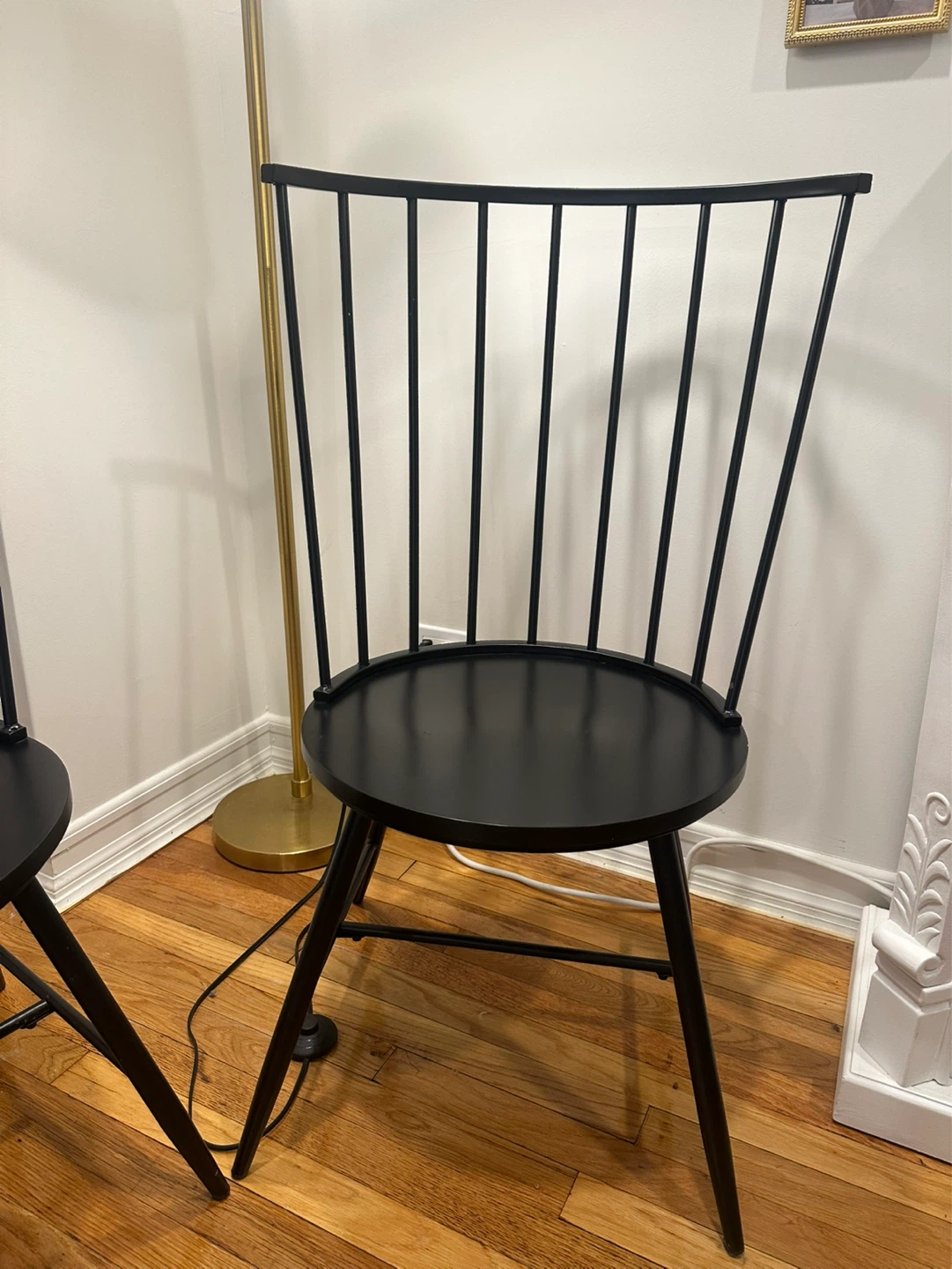 Black Spindle Back Dining Chairs (Set of 2) - photo 2