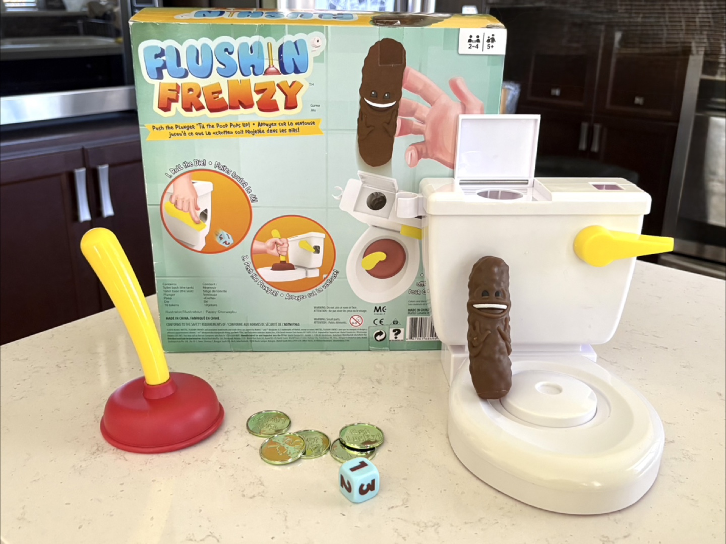 Flushin Frenzy Toilet Toss Game