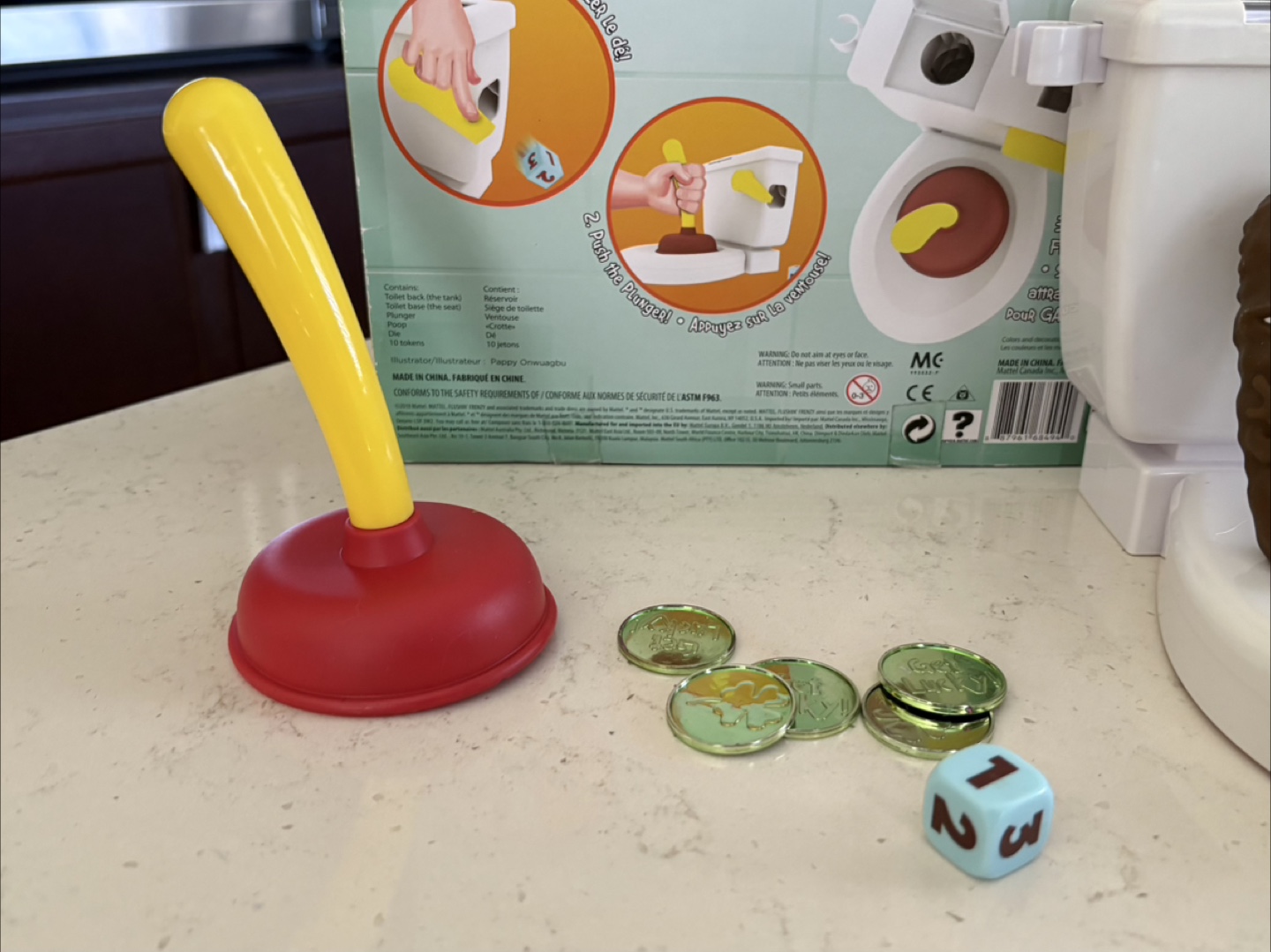 Flushin Frenzy Toilet Toss Game - photo 4