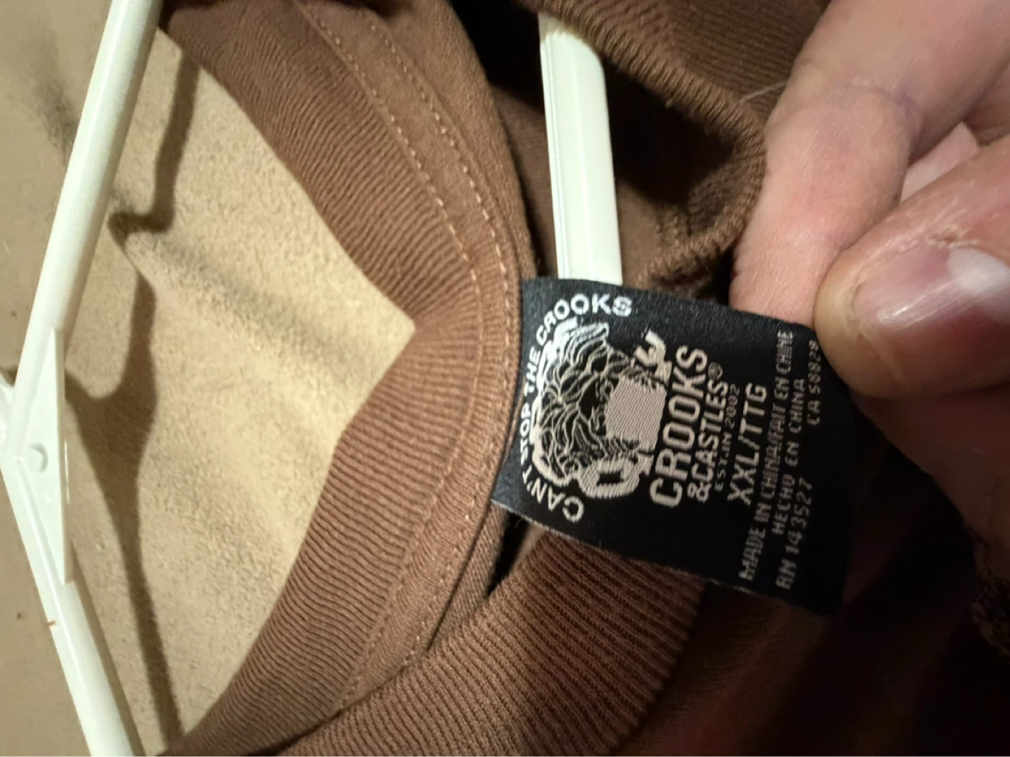 Crooks & Castles Trouble Makers Club T-Shirt XXL Brown - photo 2