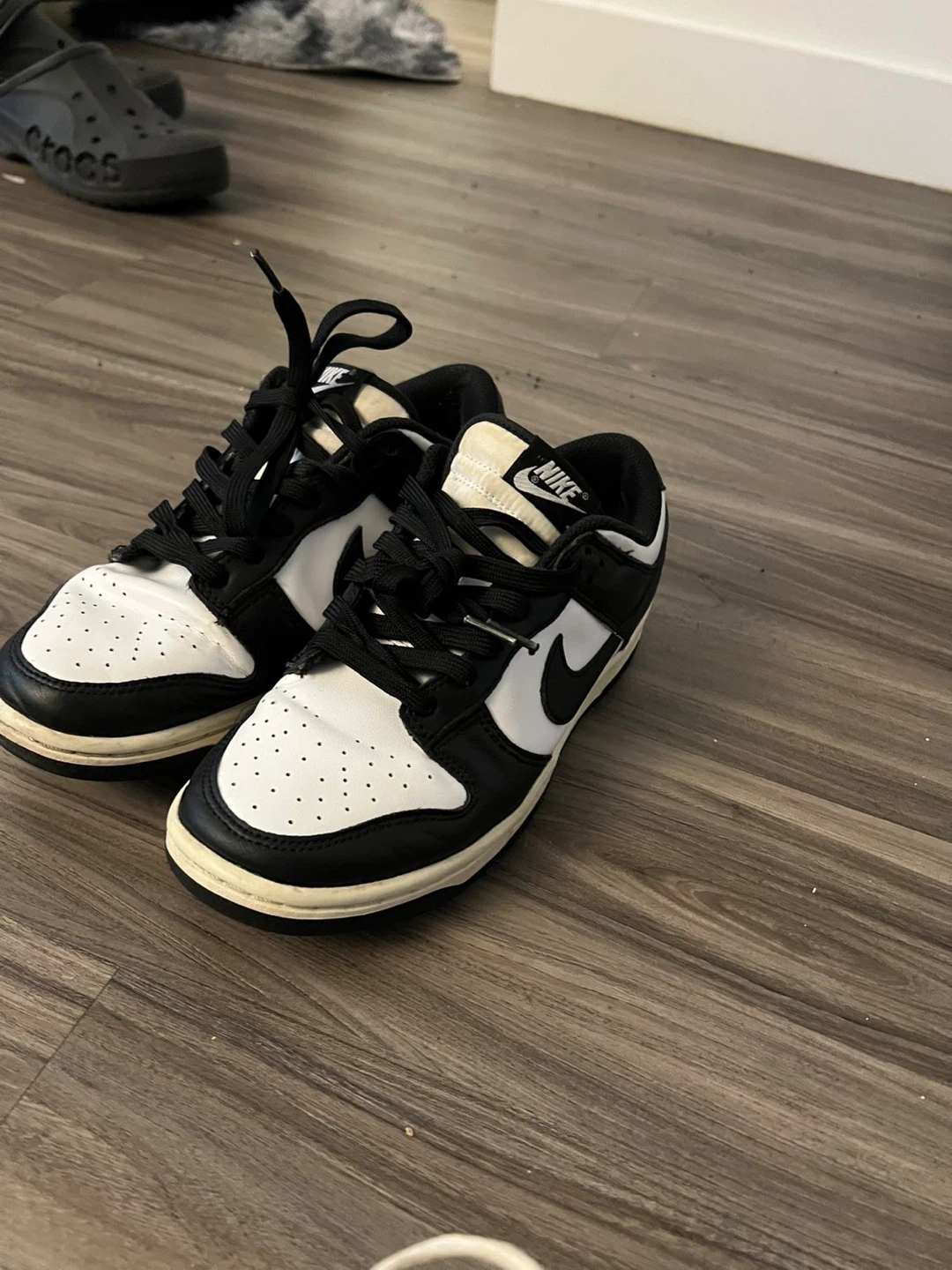 Nike Dunk Low Black White Sneakers - photo 3
