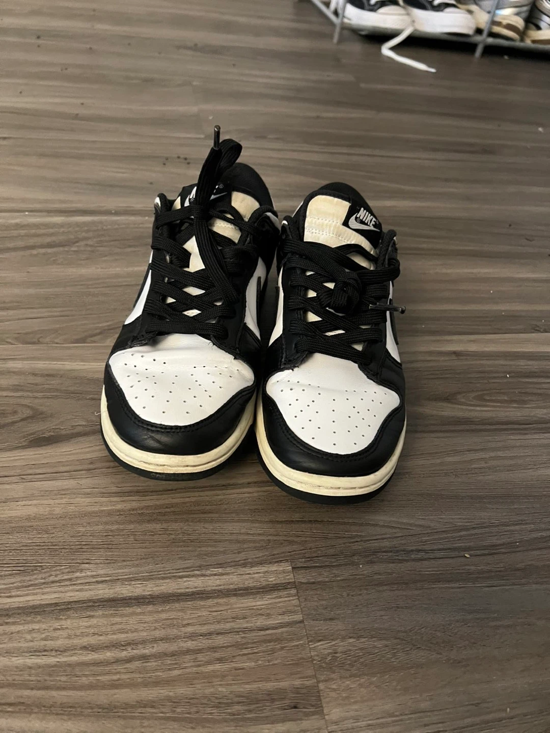 Nike Dunk Low Black White Sneakers - photo 4