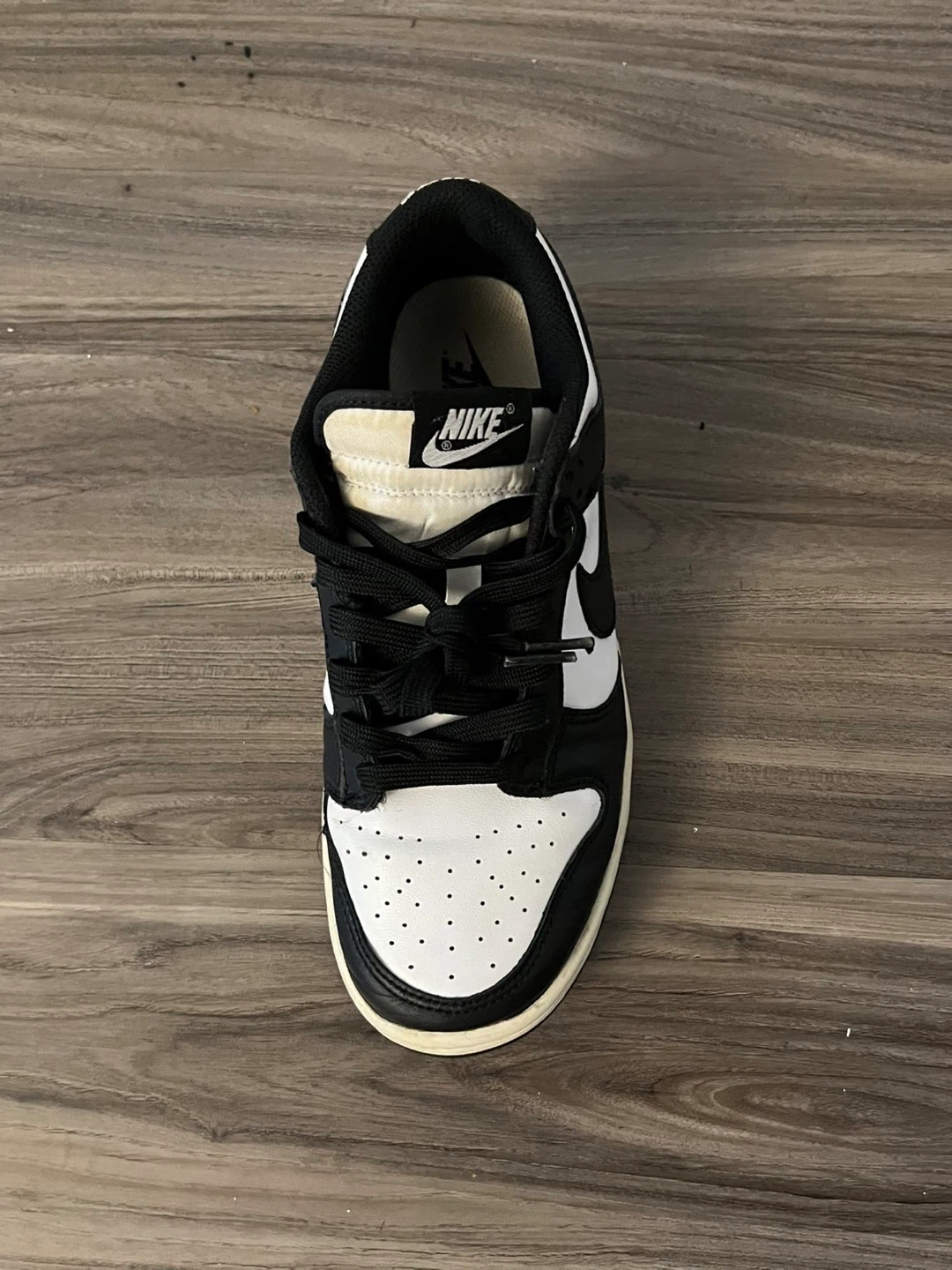 Nike Dunk Low Black White Sneakers - photo 5