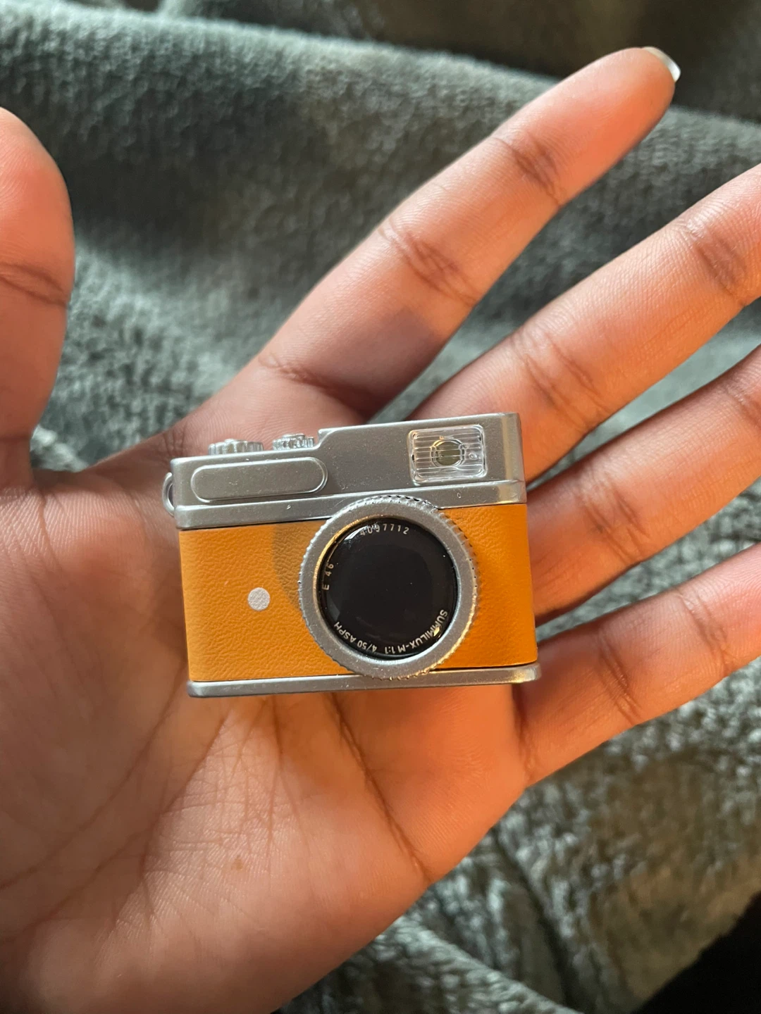 Miniature Orange Camera Toy