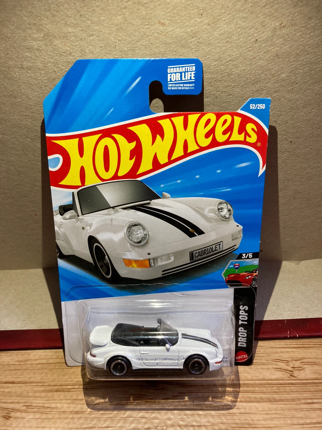 Hot Wheels / Porsche 911 Turbo Cabriolet / White
