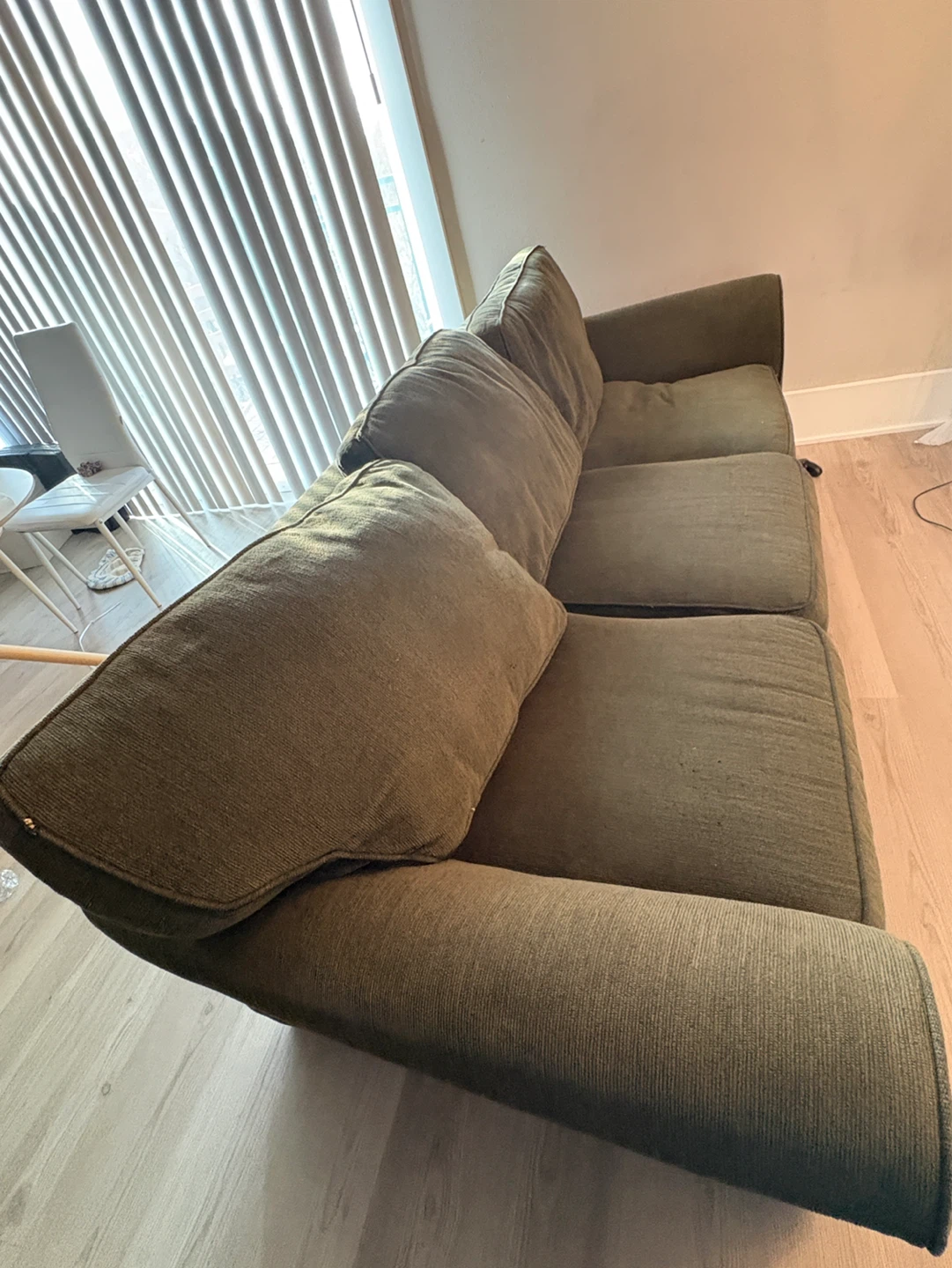 Olive Green Sofa Bed with Mattress - photo 4