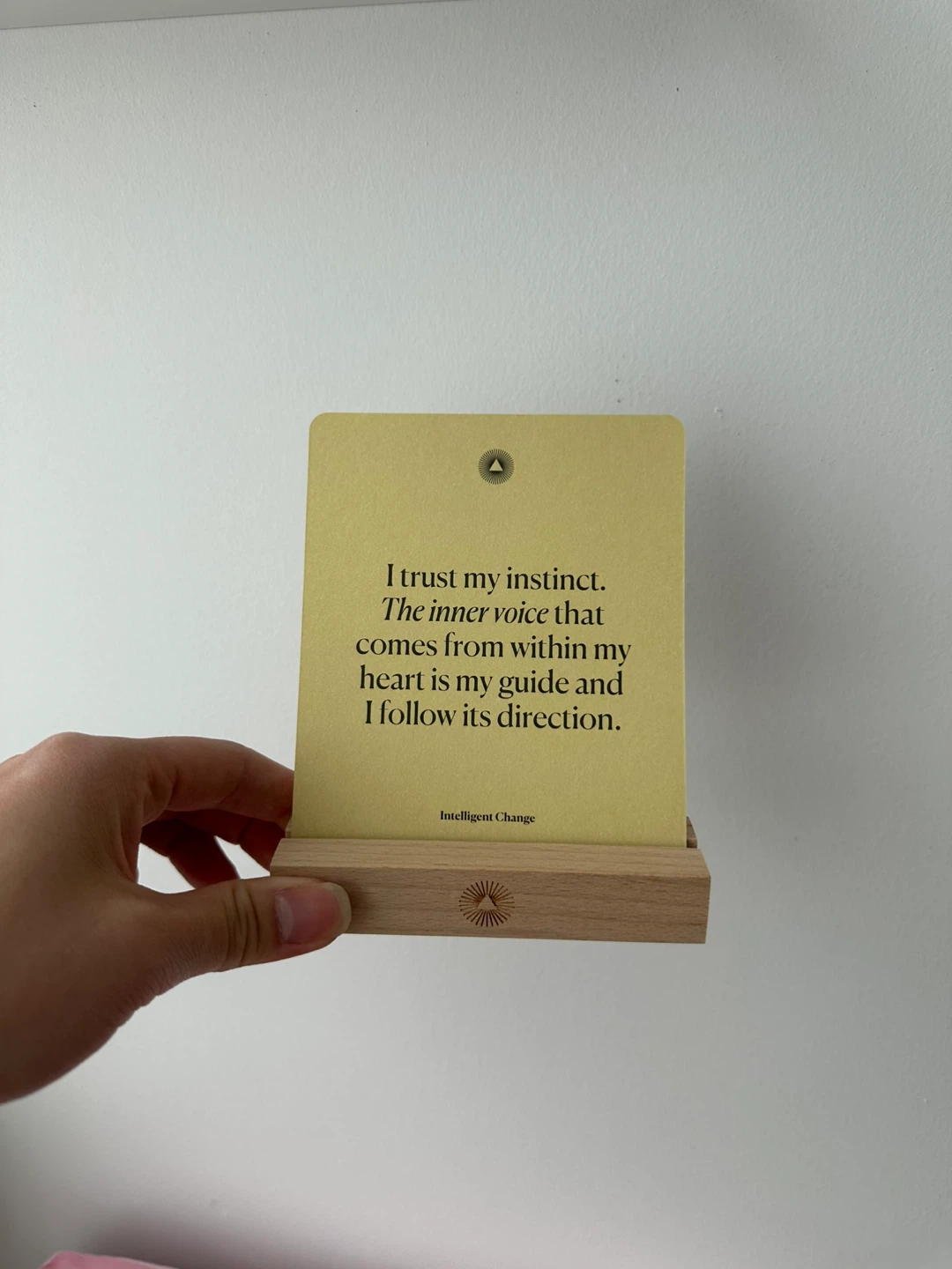 Mindful Affirmations Cards with Stand by Intelligent Change - photo 4