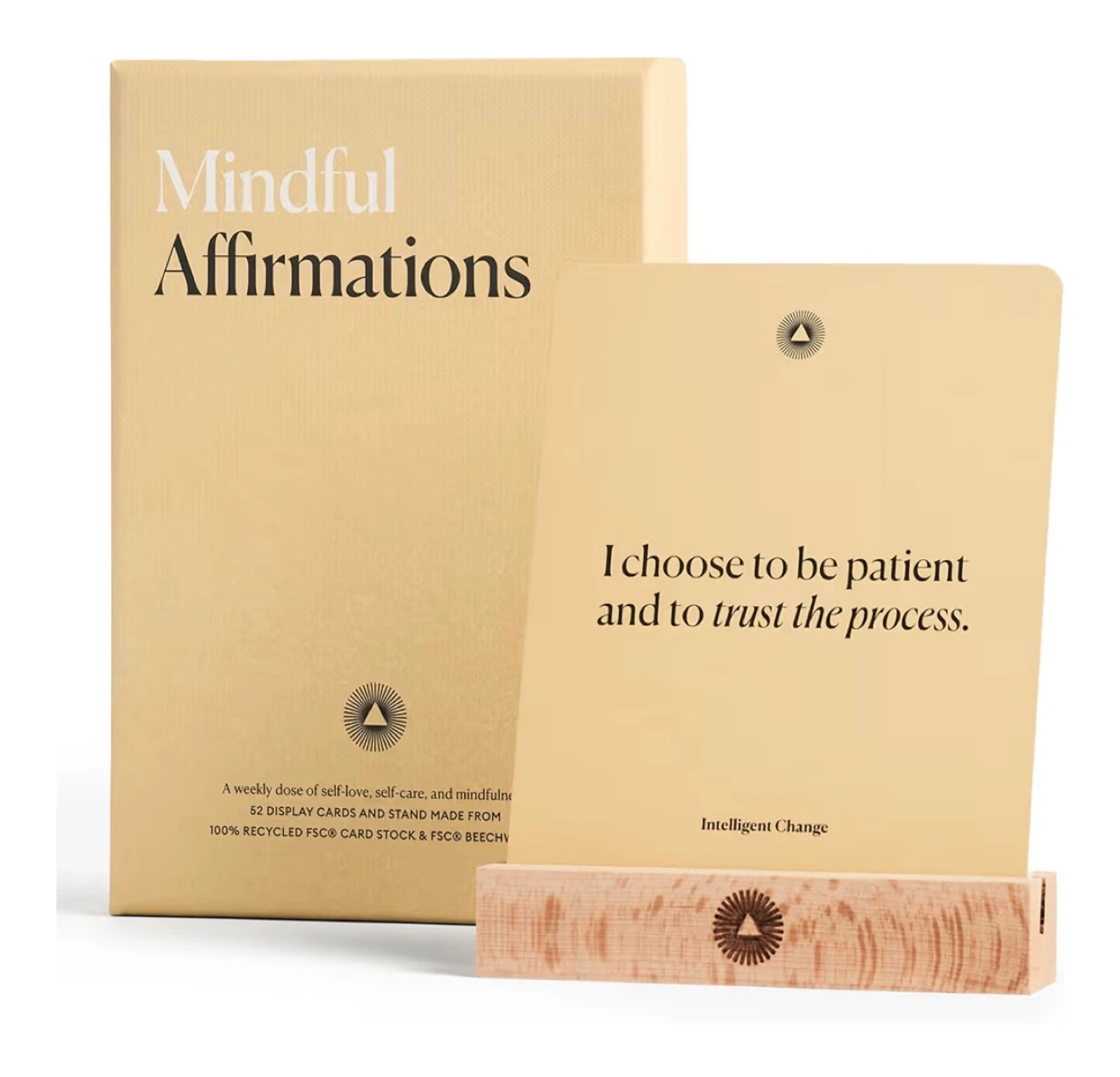 Mindful Affirmations Cards with Stand by Intelligent Change