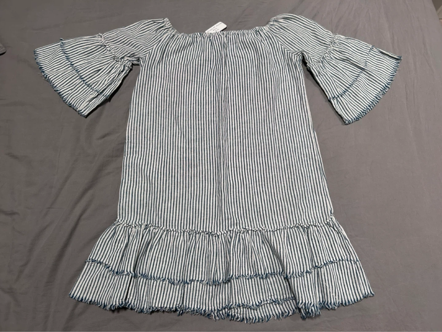 Seven Sundays Striped Off-Shoulder Dress Size S/M