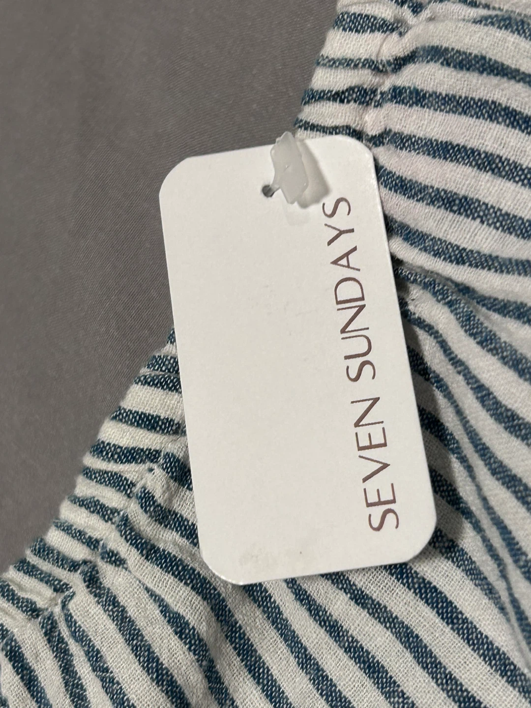 Seven Sundays Striped Off-Shoulder Dress Size S/M - photo 3