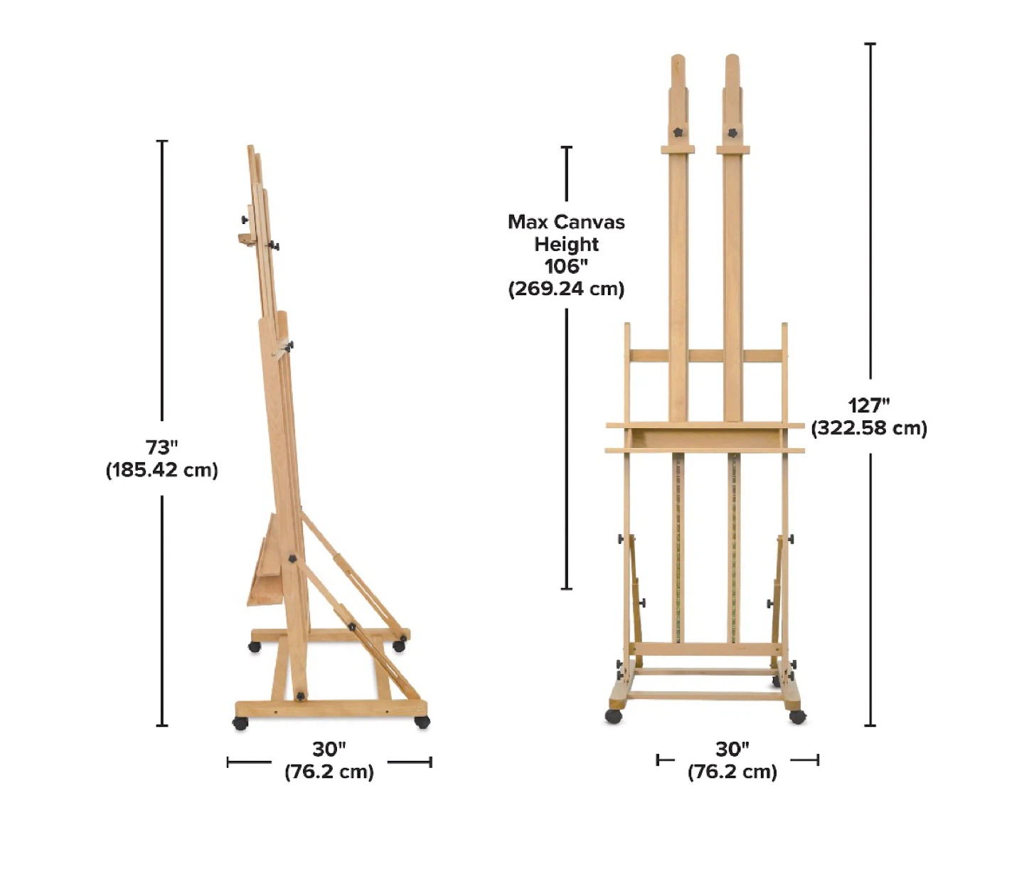 Blick H-Frame Easel & 2 Canvases - photo 5