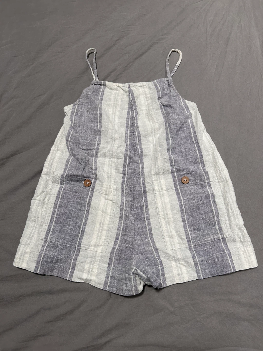 Ripcurl Striped Linen Romper Size S