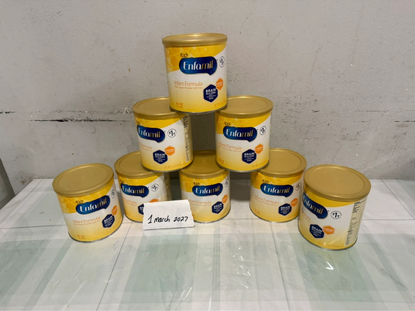 8 latas de Enfamil Formula - 12.5 oz