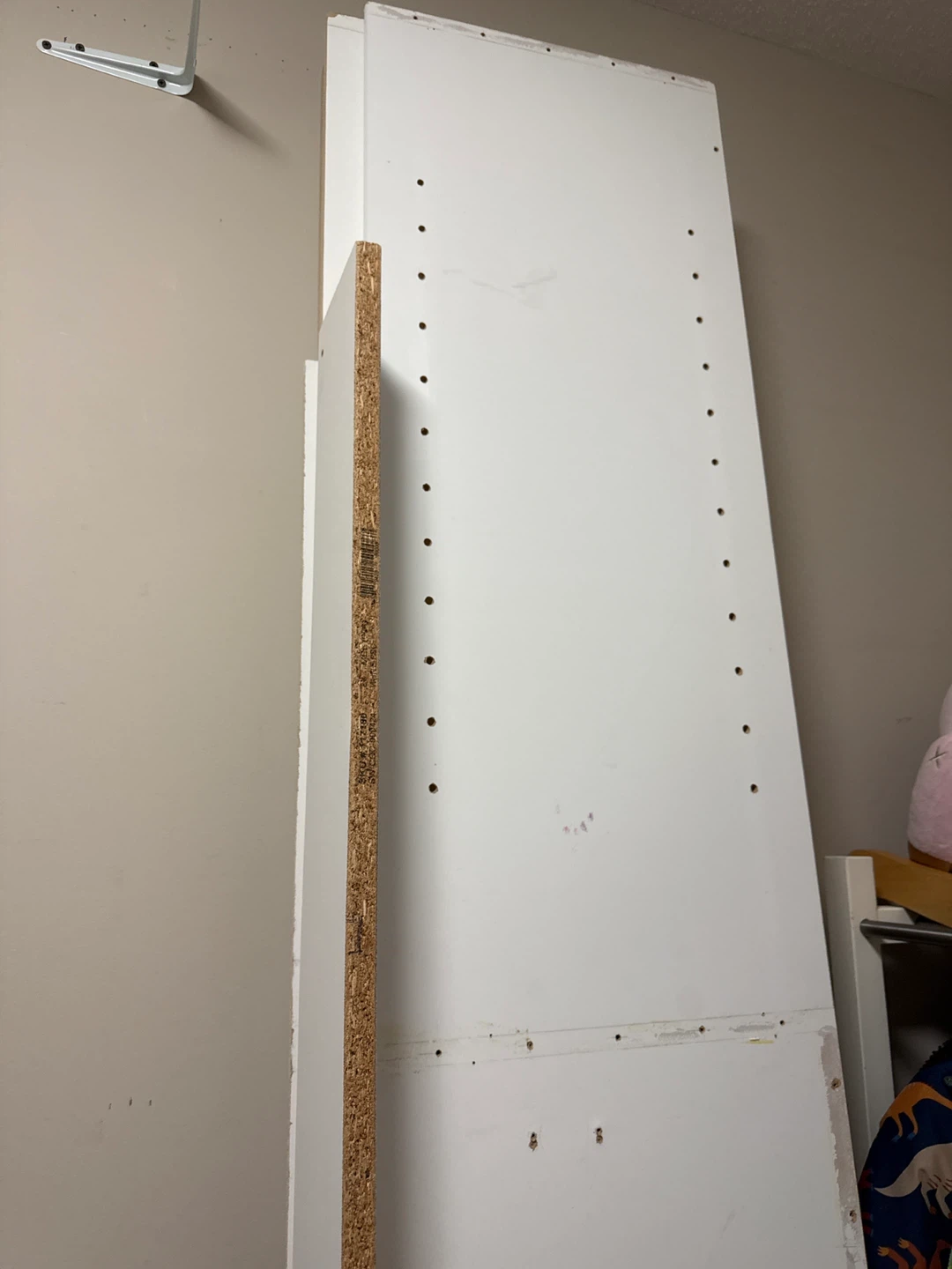 White Shelving Unit - 2 Sections